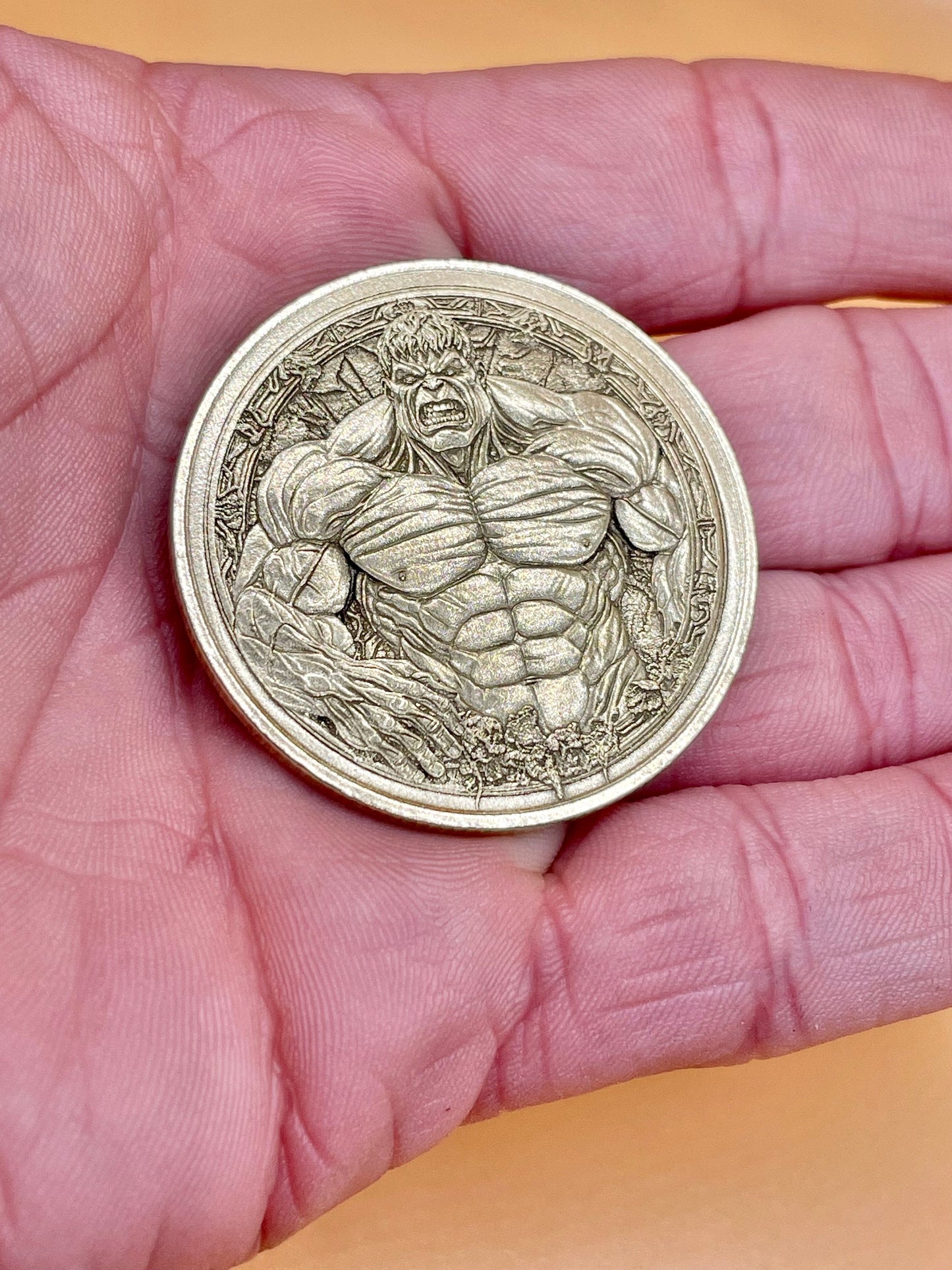 Hulk Brass Coin - Unleash the Beast