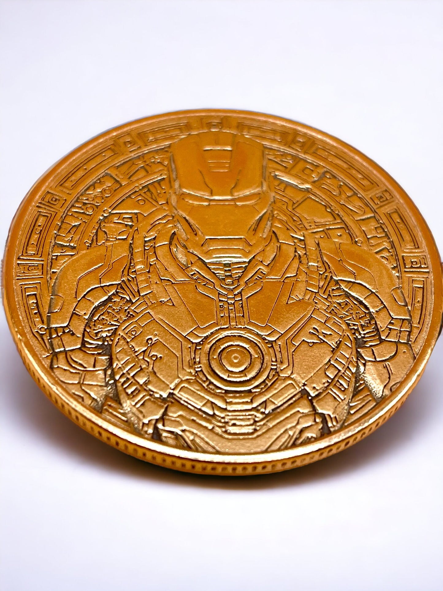 Iron Man Brass Coin - Arc Reactor Power