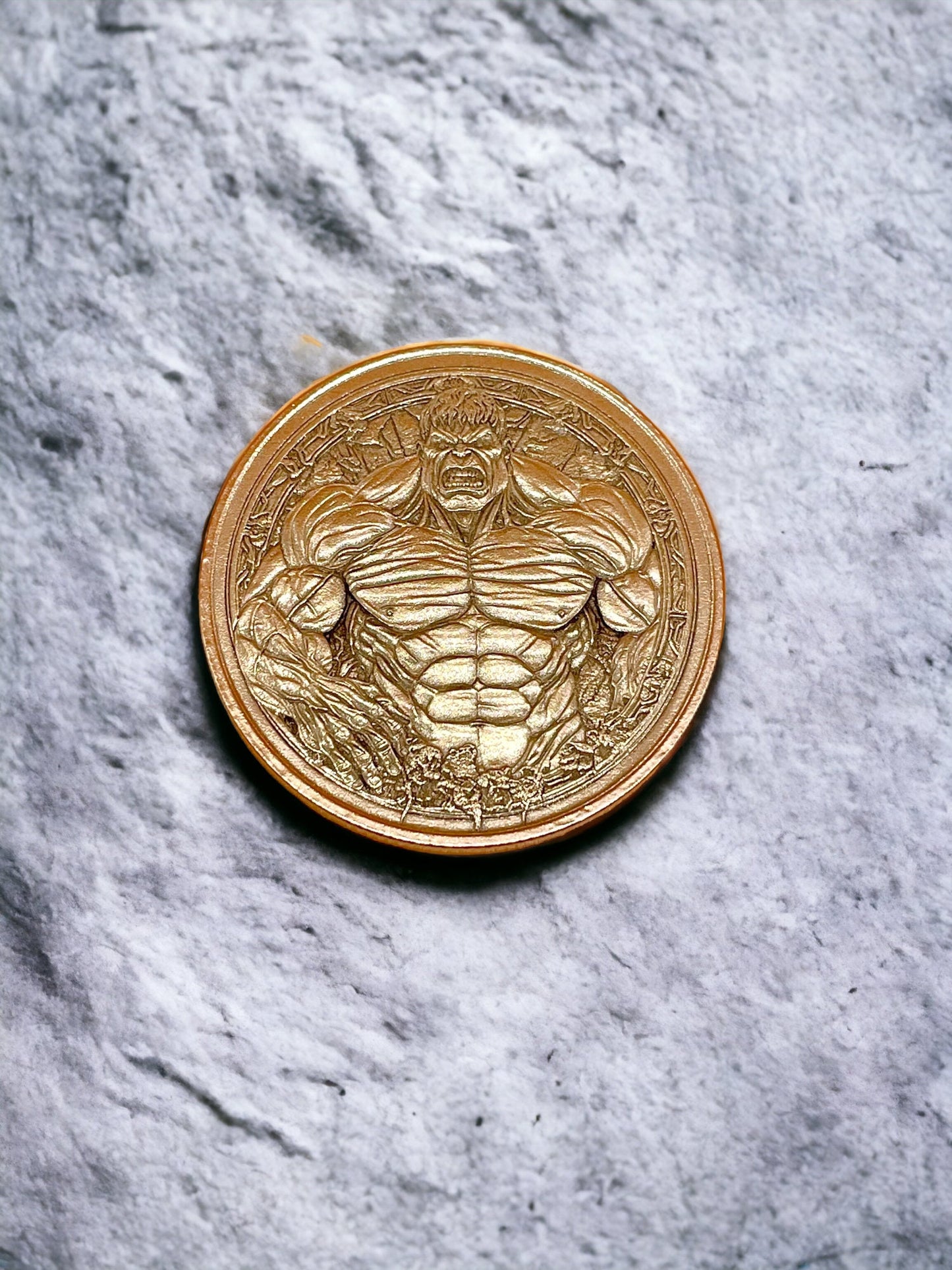 Hulk Brass Coin - Unleash the Beast