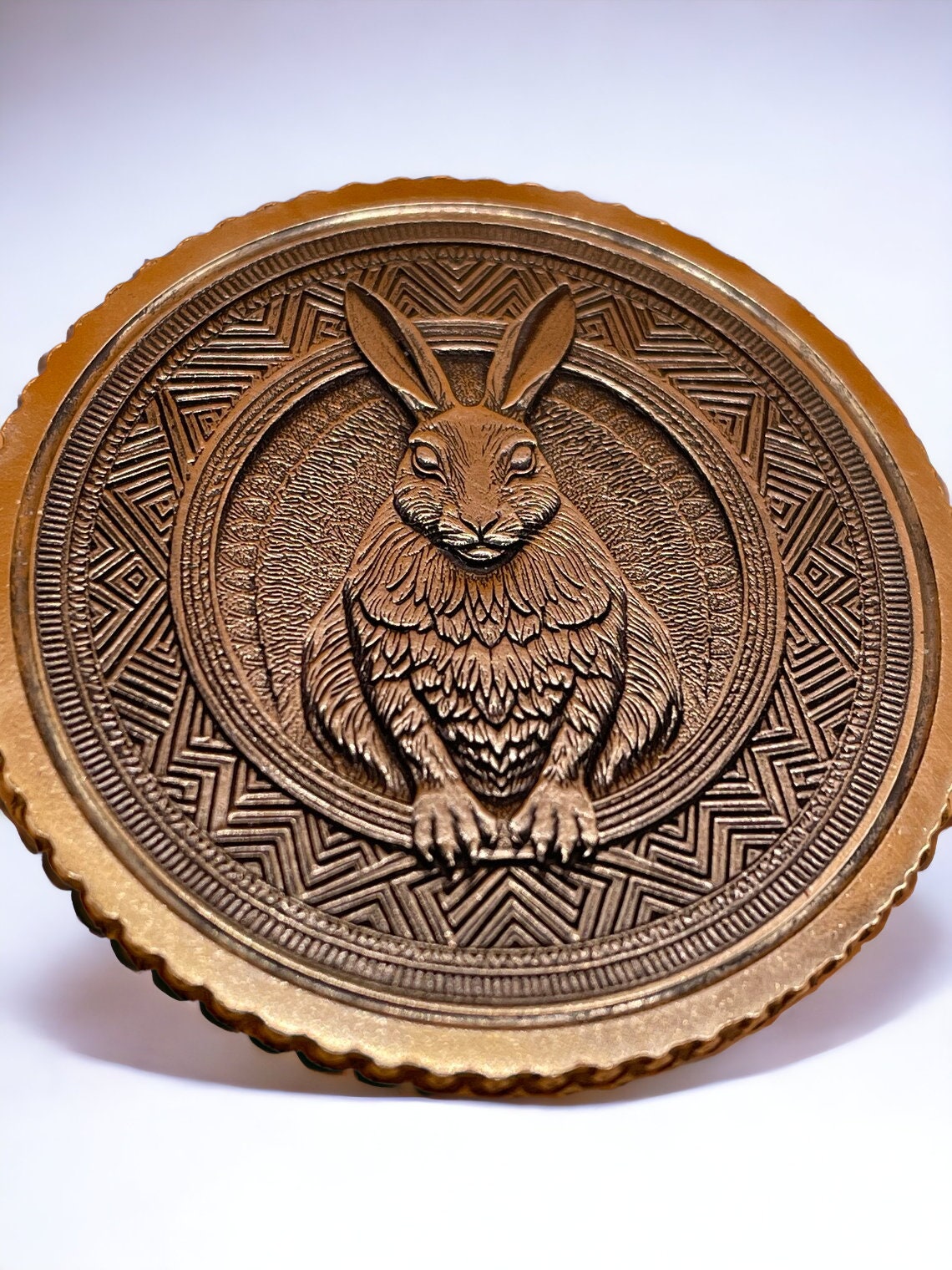 Enchanted Hare - Brass Coin with Hare