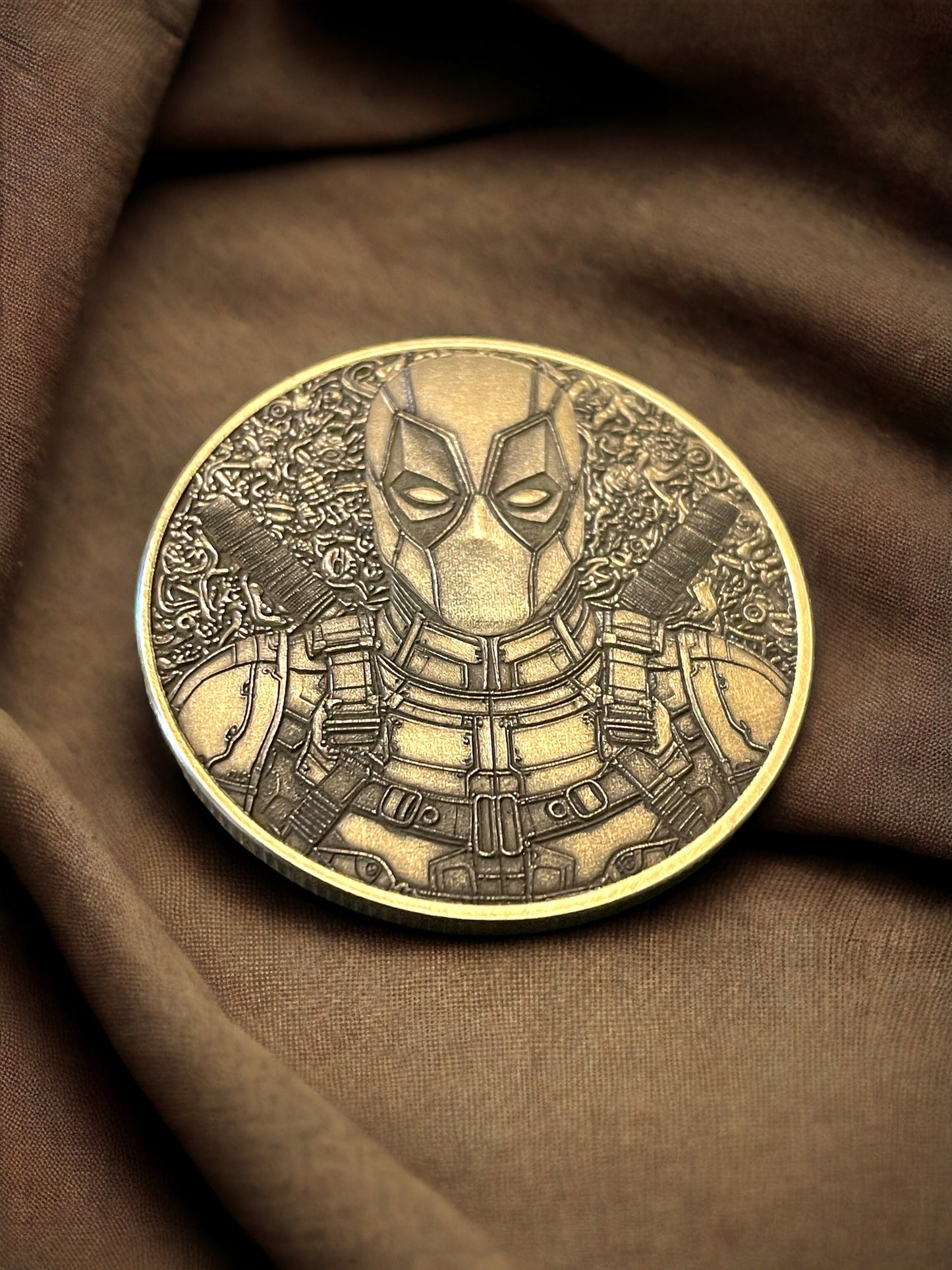 Merc with a Coin - Deadpool Brass Coin