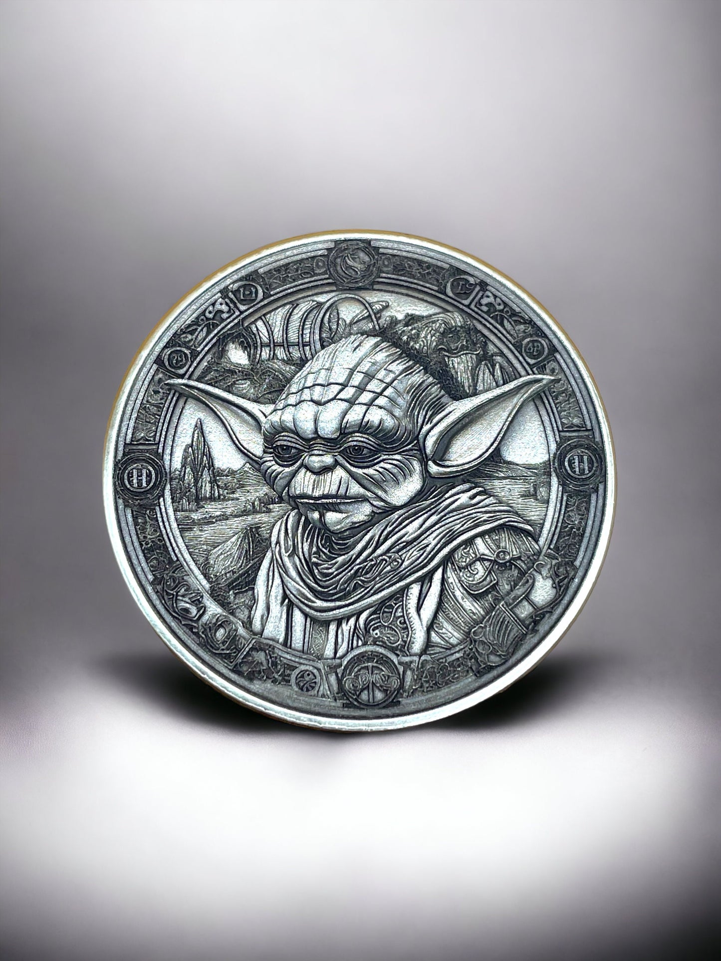 Master of Wisdom - Yoda Brass Coin
