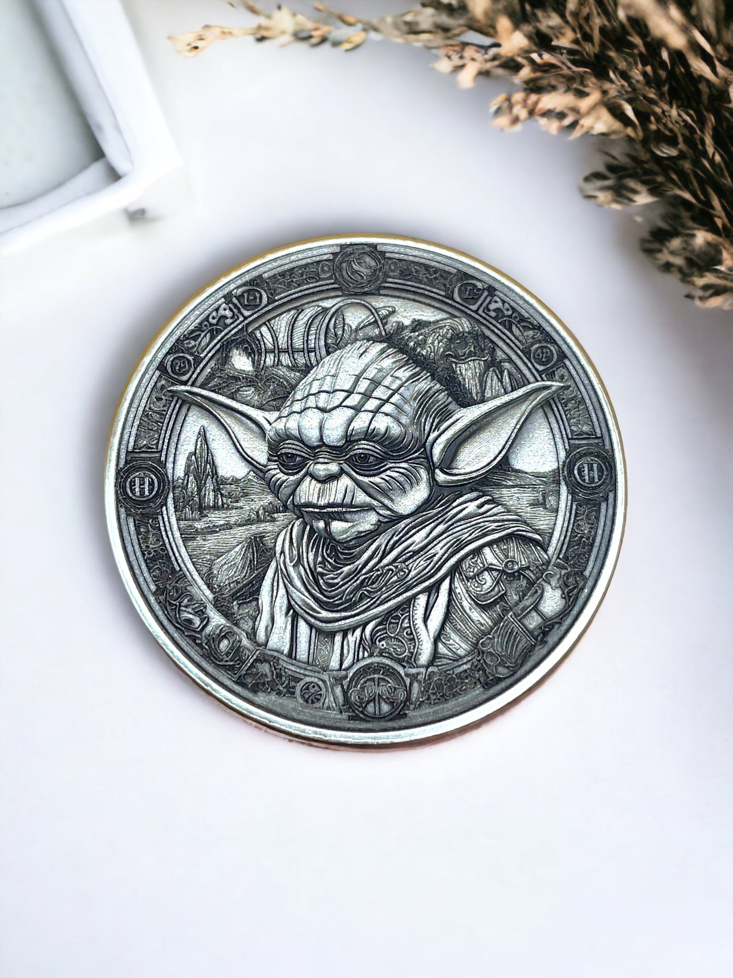 Master of Wisdom - Yoda Brass Coin
