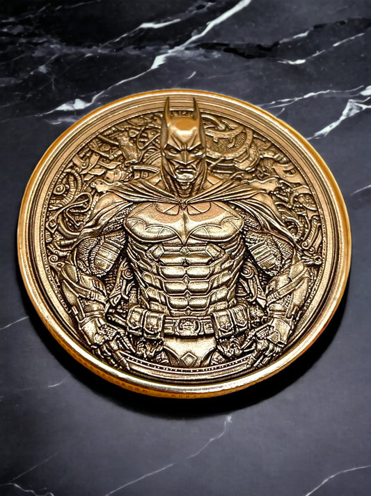 Legendary Crusader - Brass Coin with Batman