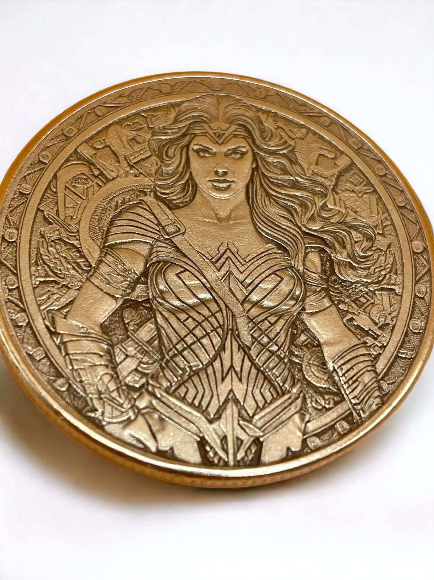 Wonder Woman Brass Coin - Strength and Grace