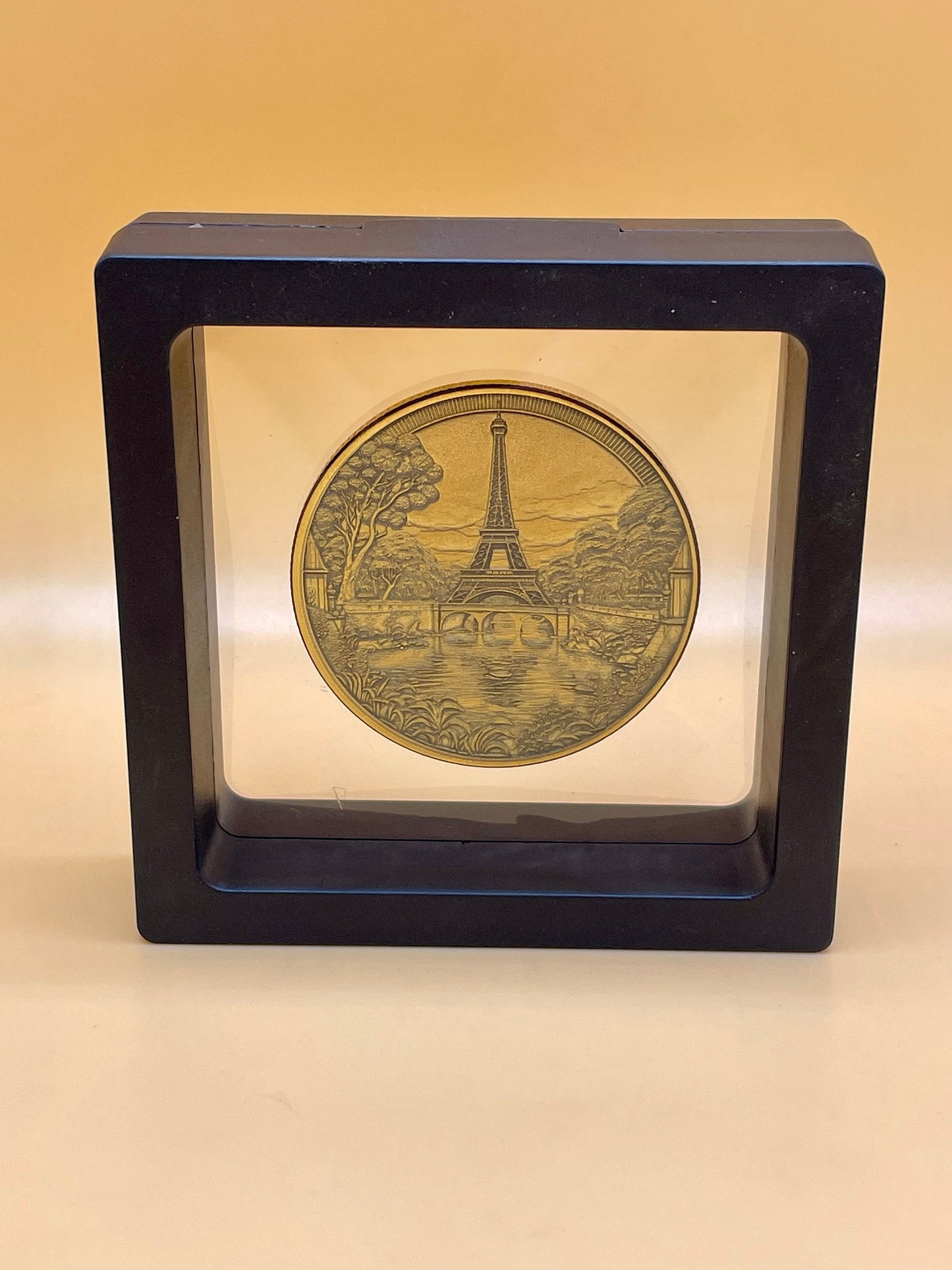 Parisian Elegance - Eiffel Tower Brass Coin