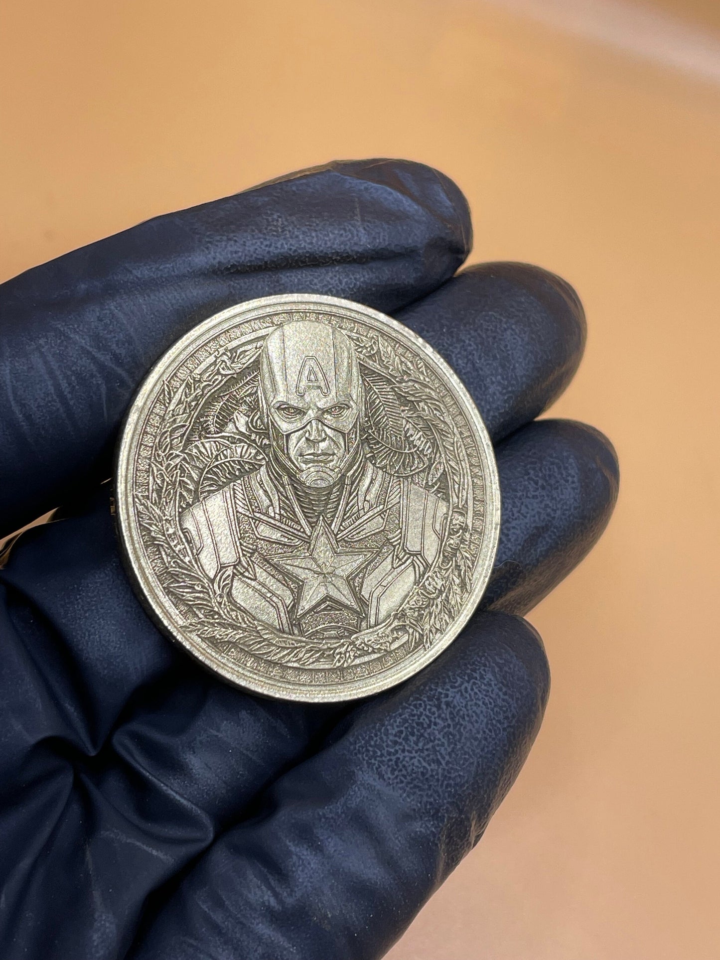 Star-Spangled Sentinel - Captain America Brass Coin