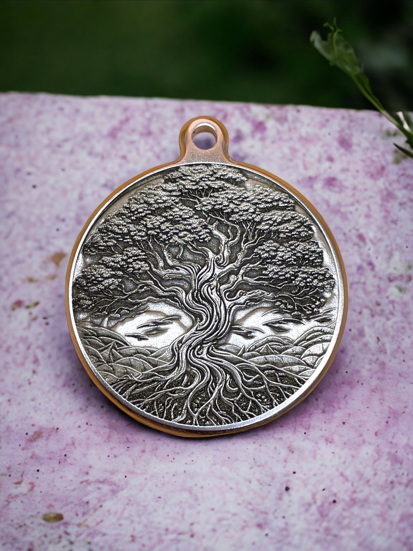 Eternal Roots - Tree of Life Brass Pendant