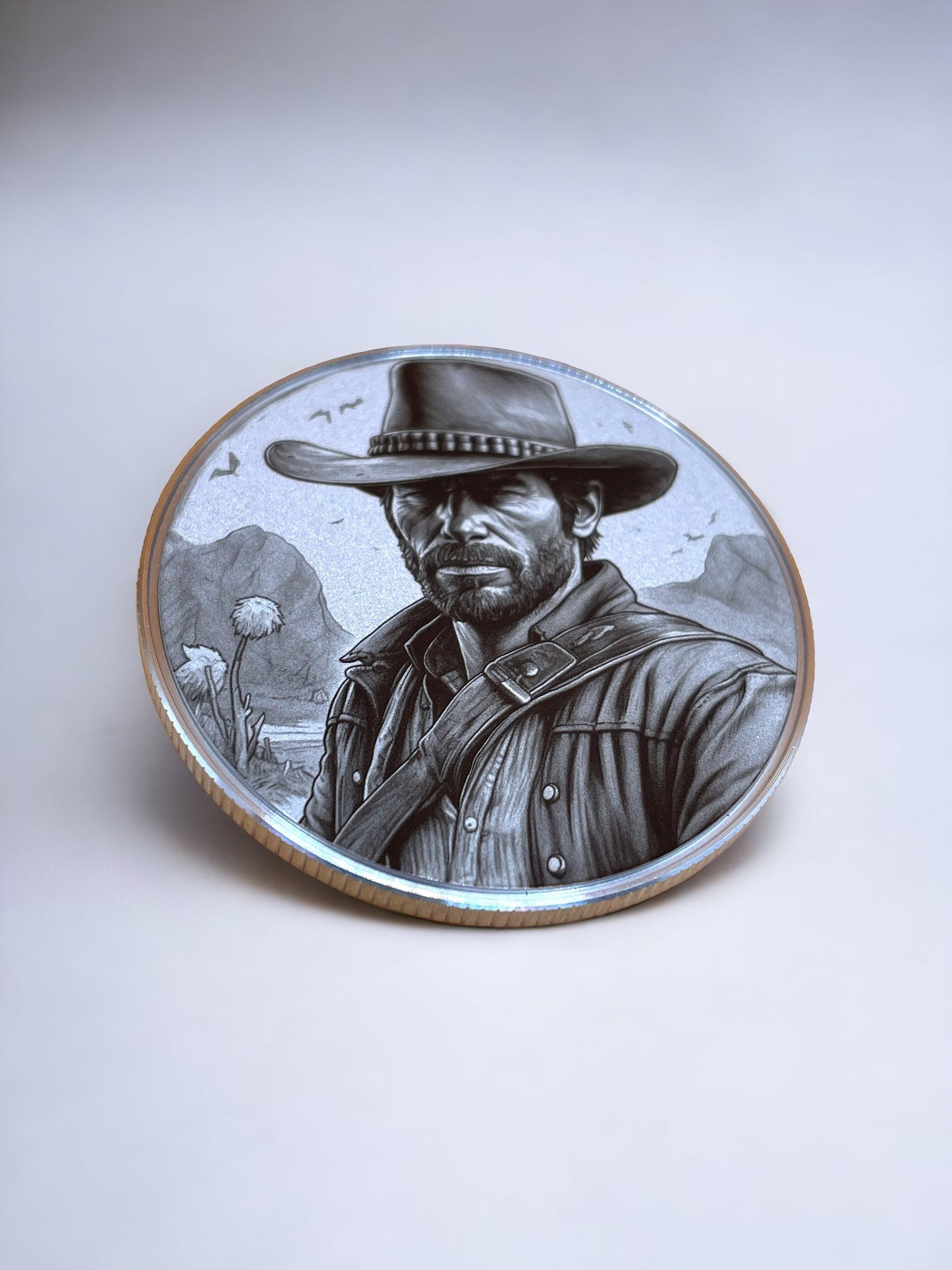 Outlaw's Legacy - 50mm Stainless Steel Arthur Morgan Coin (RDR2)