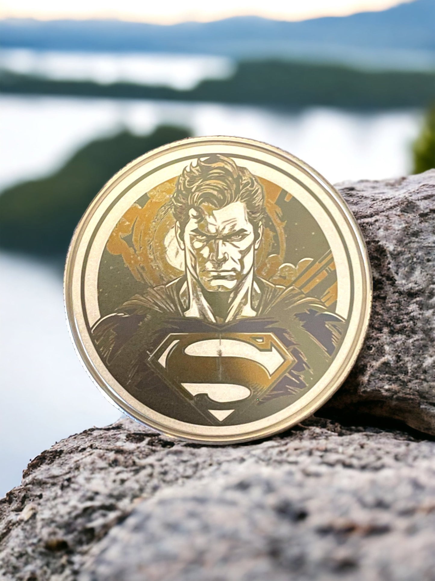 Man of Steel Tribute - 50mm Stainless Steel Superman Collector's Coin