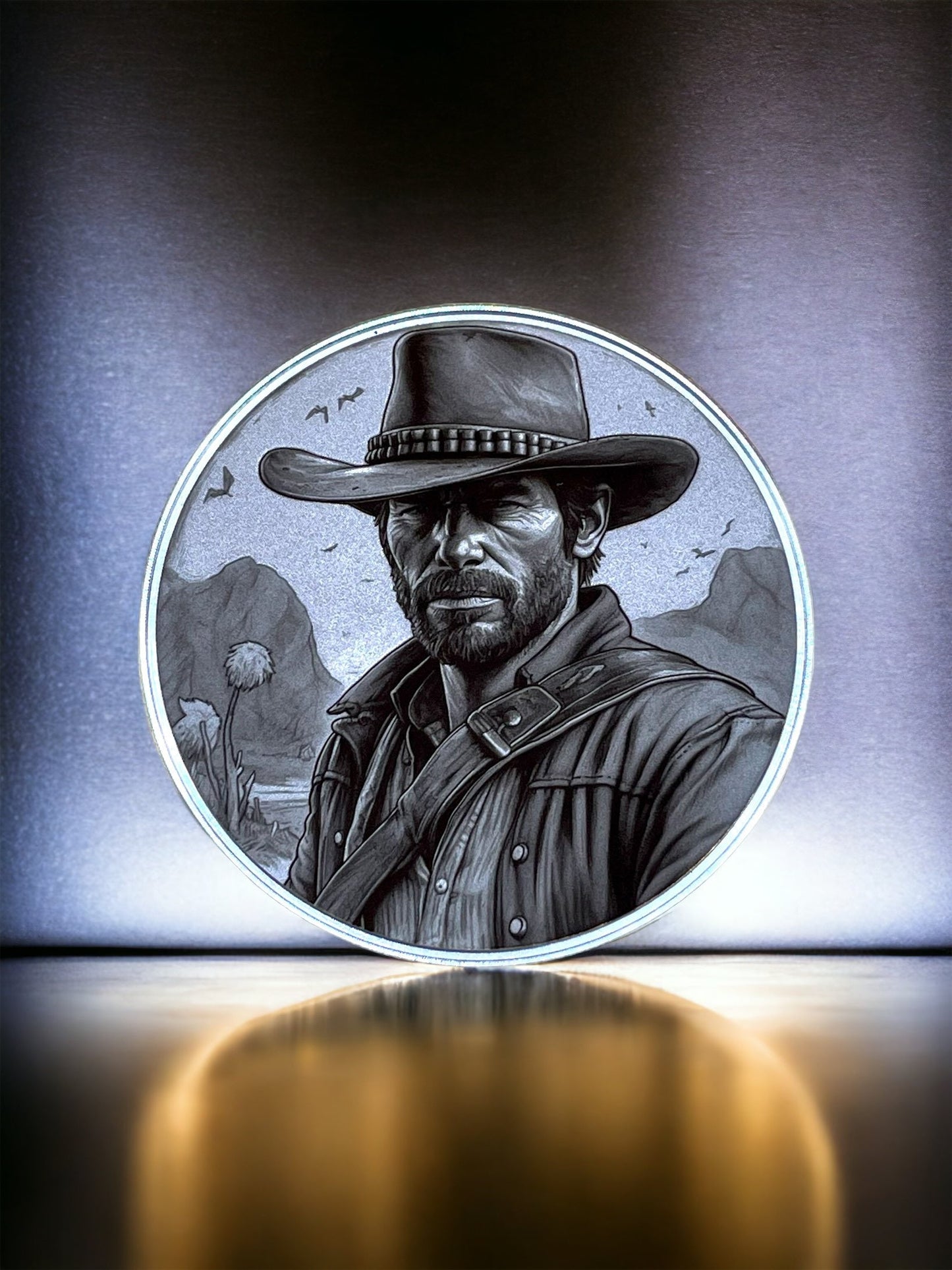 Outlaw's Legacy - 50mm Stainless Steel Arthur Morgan Coin (RDR2)