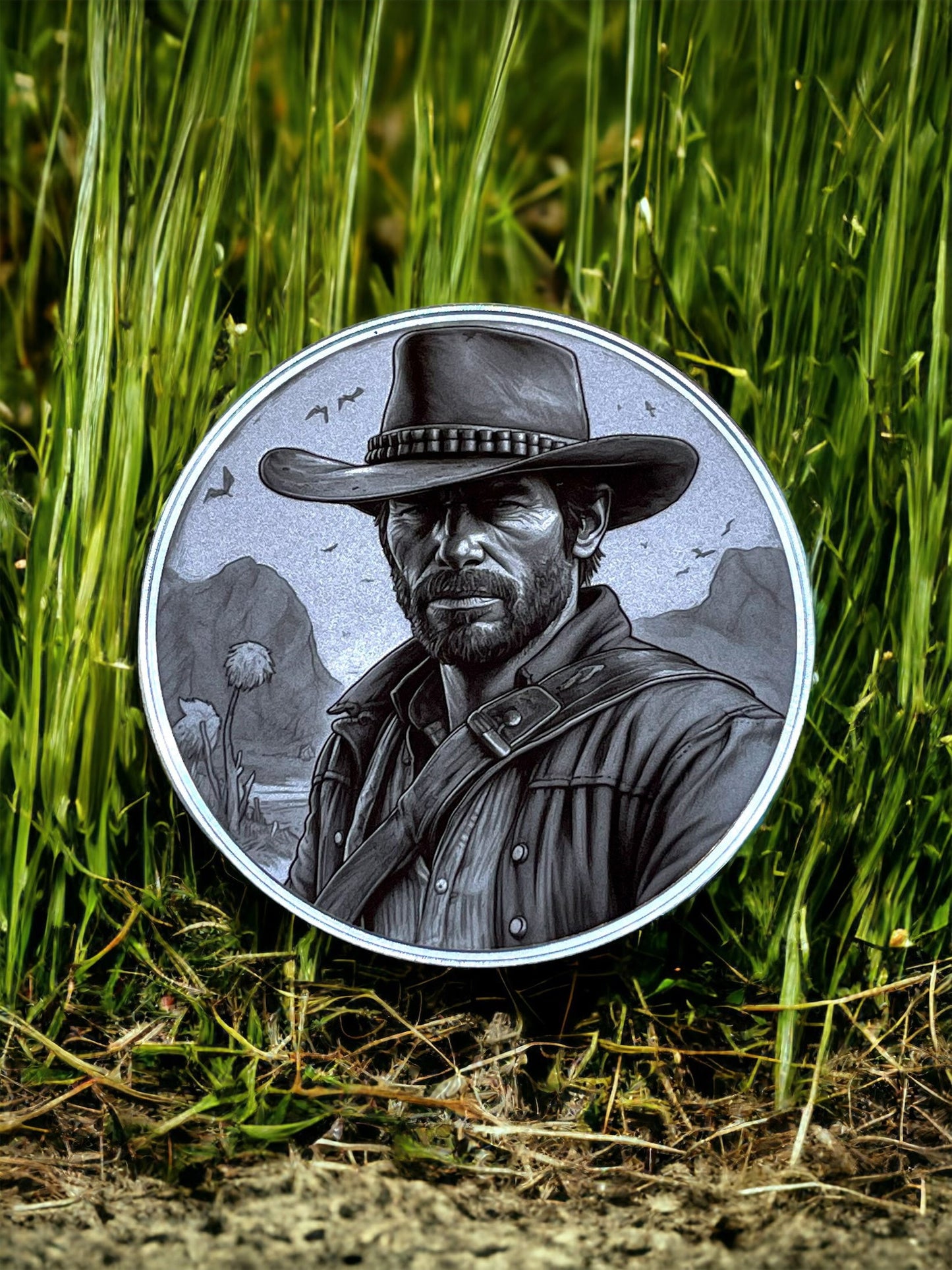 Outlaw's Legacy - 50mm Stainless Steel Arthur Morgan Coin (RDR2)