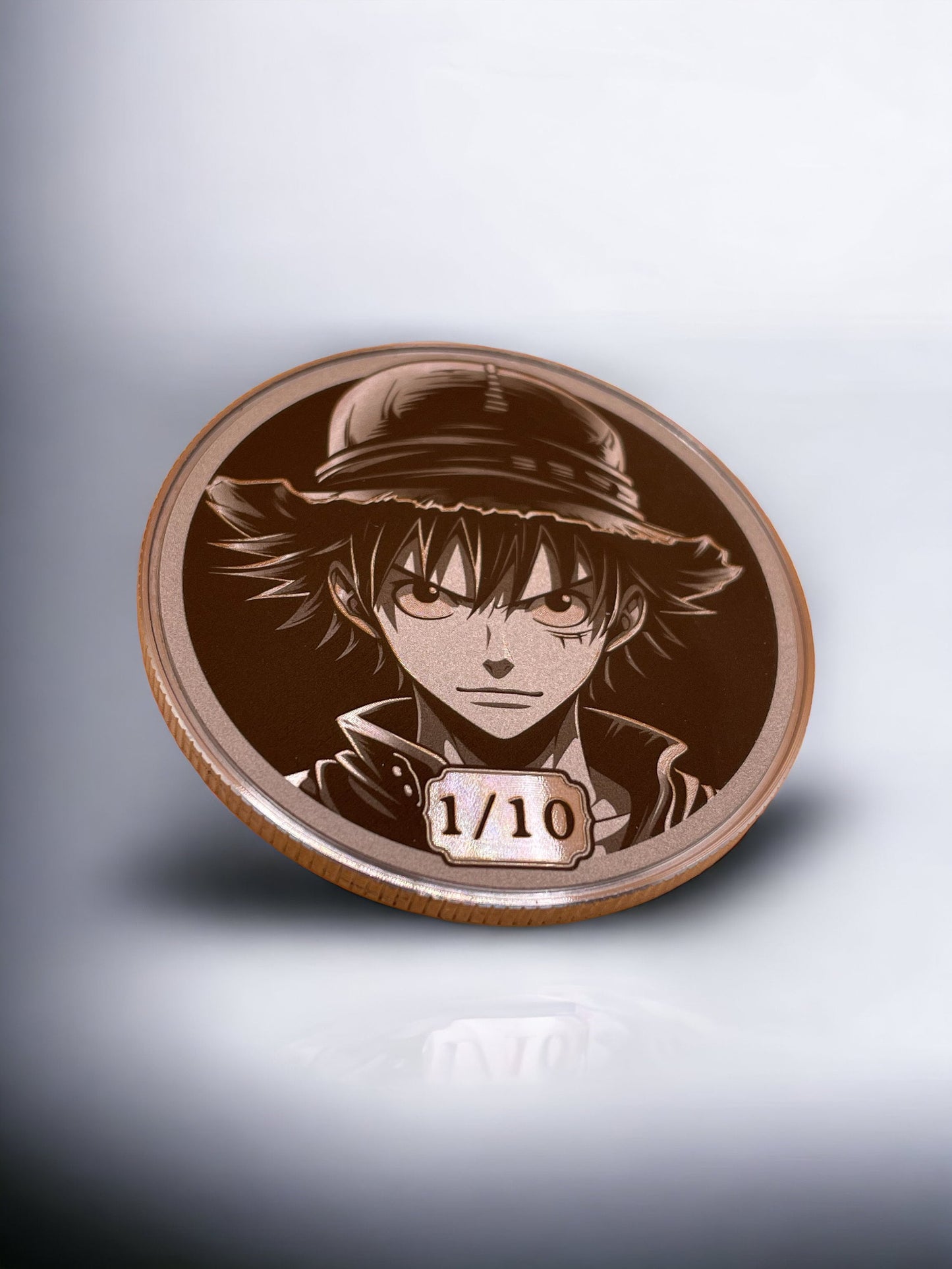 Captain's Resolve - One Piece 50mm Stainless Steel Monkey D. Luffy Coin (Limited Edition)