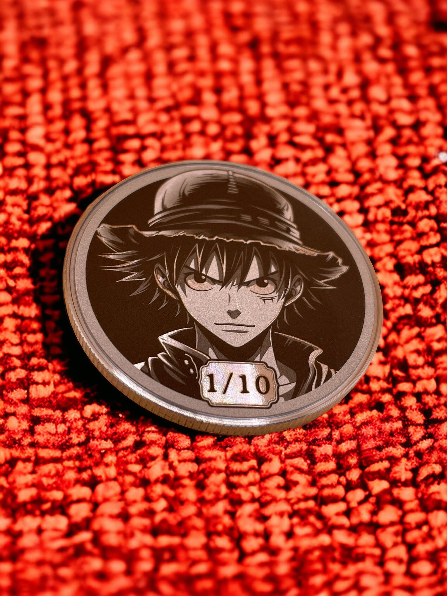 Captain's Resolve - One Piece 50mm Stainless Steel Monkey D. Luffy Coin (Limited Edition)