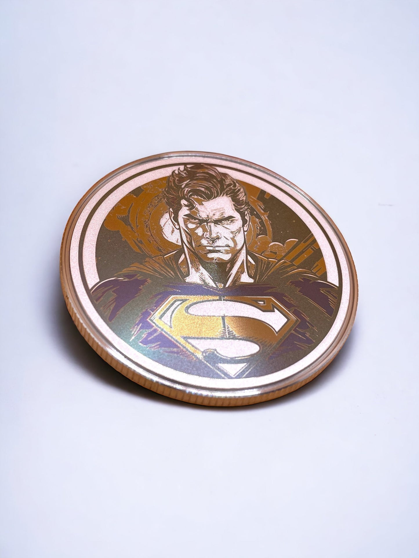 Man of Steel Tribute - 50mm Stainless Steel Superman Collector's Coin