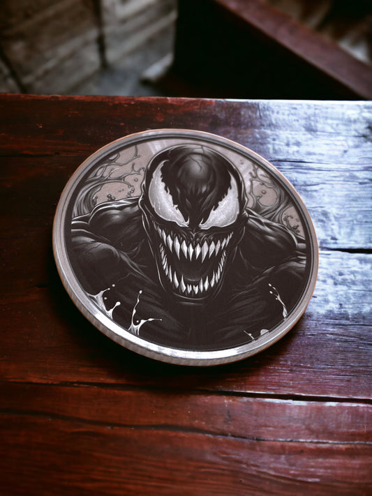 Venom Unleashed - 50mm Stainless Steel Collector's Coin