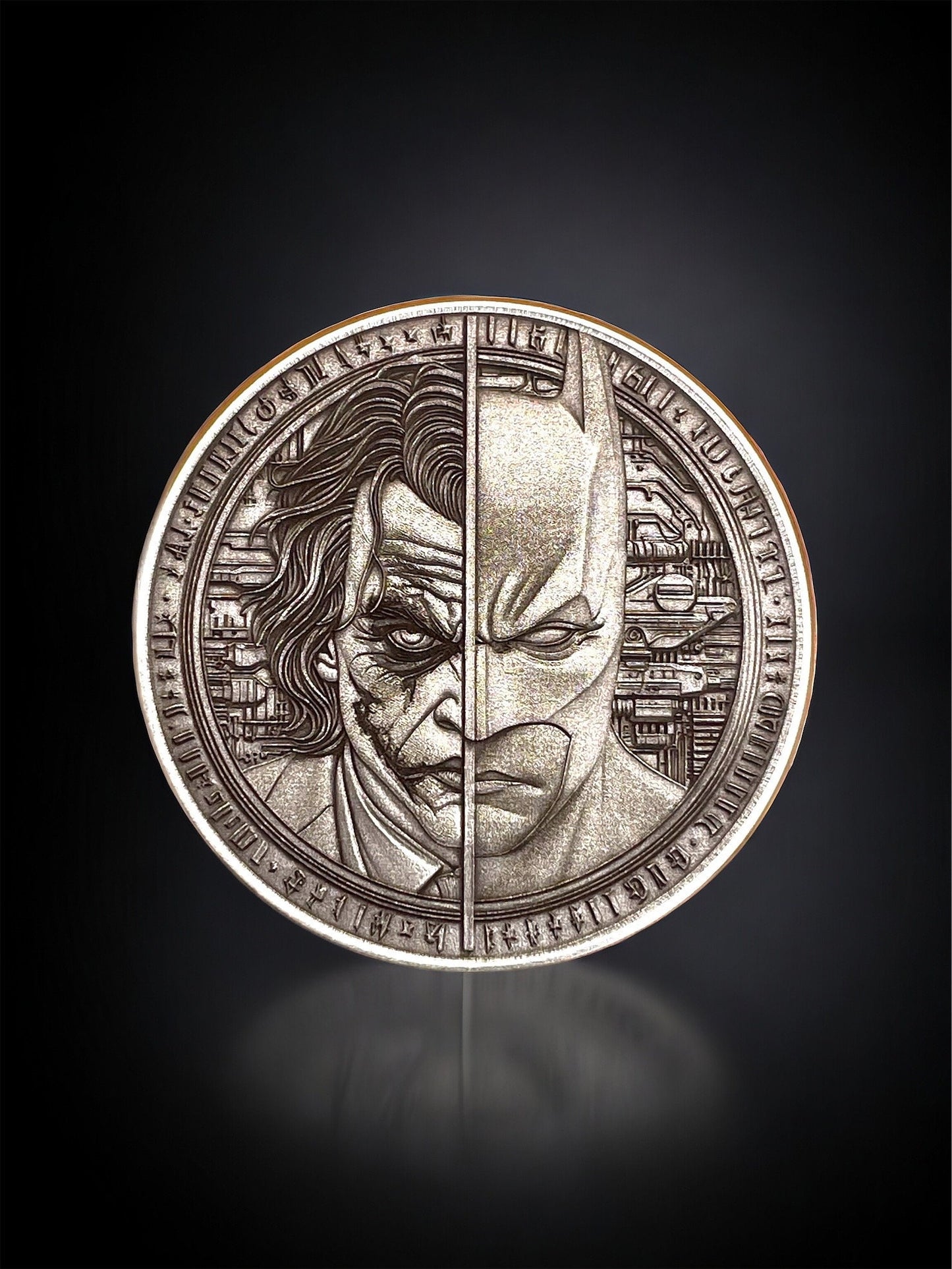 The Dark Duo - Brass Coin with Batman