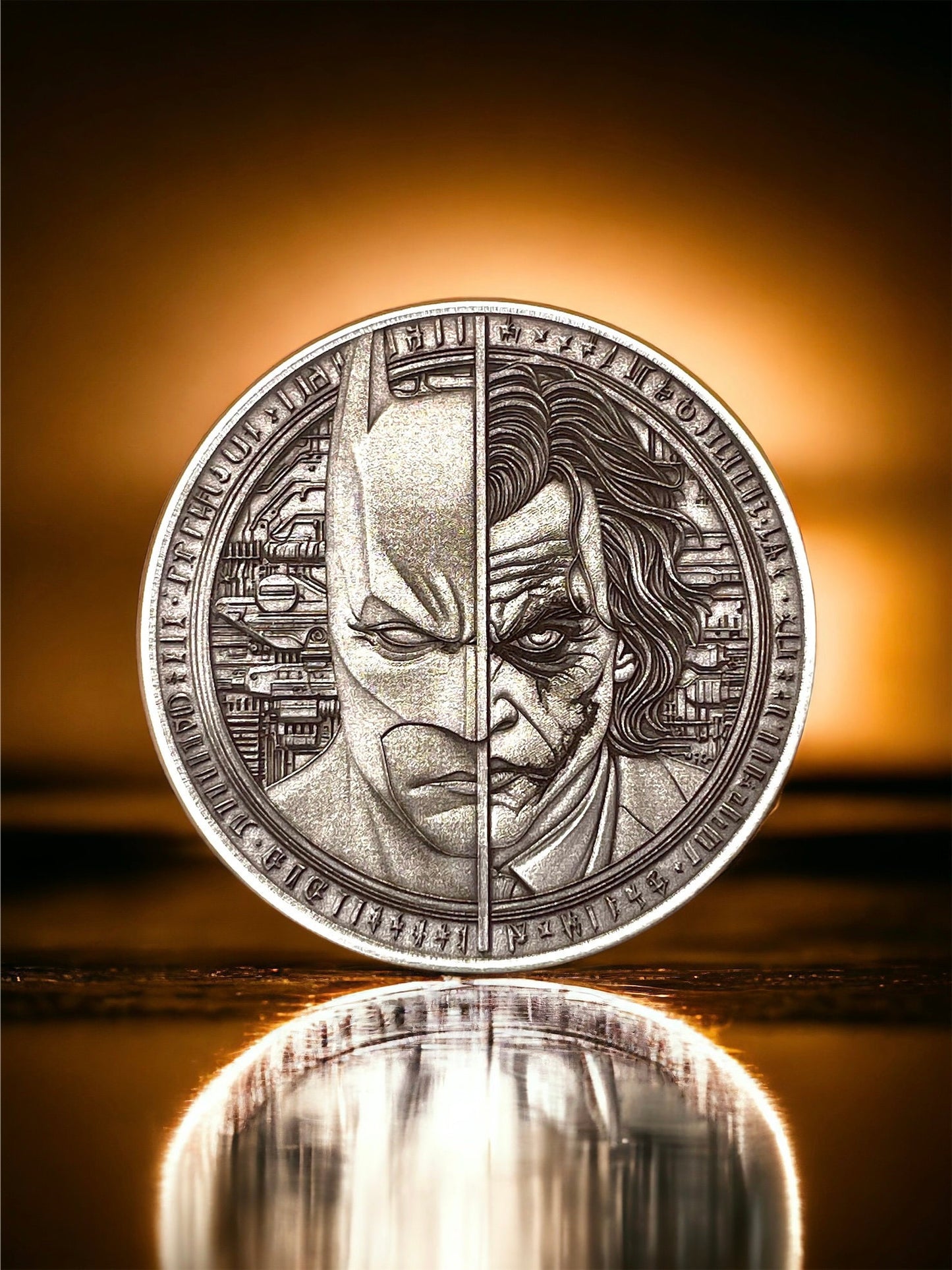 The Dark Duo - Brass Coin with Batman